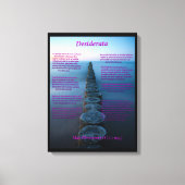 Seeblick Leinwanddruck (Vorderseite)