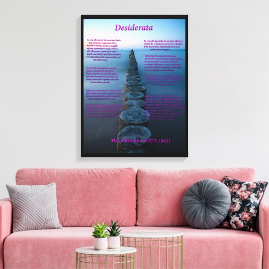 Seeblick Leinwanddruck (Insitu (Wohnzimmer))