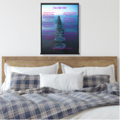 Seeblick Leinwanddruck (Insitu (Schlafzimmer))