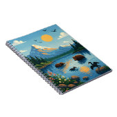 Seeblick, Pixelkunst Notizblock (Rechte Seite)