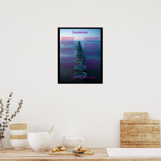 Seeblick Poster (Küche)