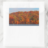 Seeblick Rechteckiger Aufkleber (Tasche)