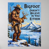 Seeblick: Schutzhalle von Bigfoot Poster (Vorne)