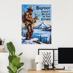 Seeblick: Schutzhalle von Bigfoot Poster