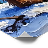 Seeblick: Schutzhalle von Bigfoot Poster (Ecke)