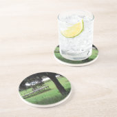 Seeblick Trockendock Getränkeuntersetzer (Seite)