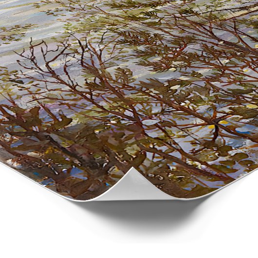 Seeblick von Akseli Gallen-Kallela Poster (Ecke)