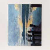 Seeblick von einem Deck Puzzle (Vertikal)