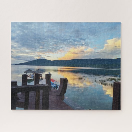 Seeblick von einem Deck Puzzle (Horizontal)