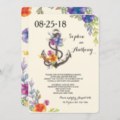 Seebliss-Verlobungs-Einladung Einladung (Vorne/Hinten)