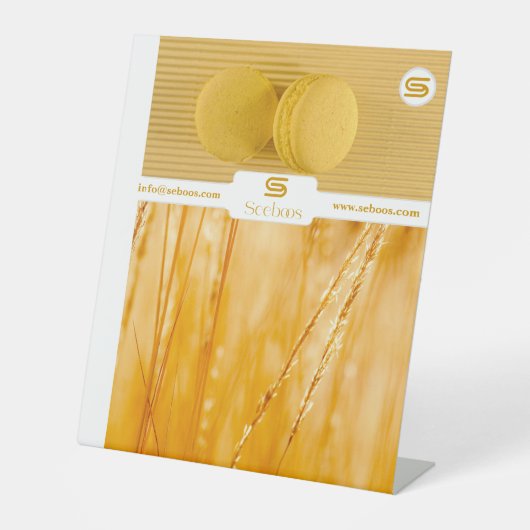 SEEBOOS SOCKELSCHILD (Vorderseite)