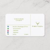 SEEBOOS-Visitenkarte Visitenkarte (Rückseite)