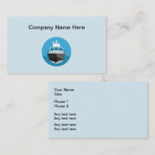 Seebootfahrt-Visitenkarten Visitenkarte (Vorne/Hinten)