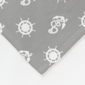 Seeboots-Zitat, was "geschieht auf dem Boot " Fleecedecke (Ecke)