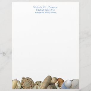 Seebrasse Muschel Letterhead 2 Briefbogen