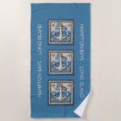 Seebrasse verankertes Handtuch (Vorderseite)