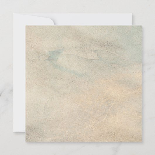 Seebrise Hochzeit Sichern Sie die Datumskarte (Rückseite)