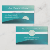 Seebrisen-Erholungsort Visitenkarte (Vorne/Hinten)