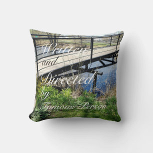 Seebrücke Landschaft werfen Kissen