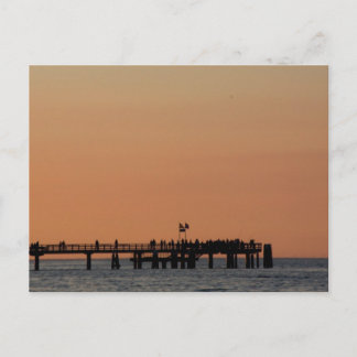 Seebrücke Postkarte
