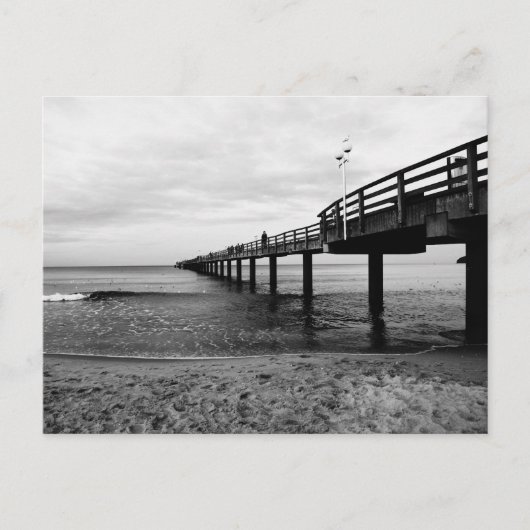 Seebrücke Postkarte (Vorderseite)