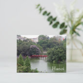 Seebrücke von Hanoi Postkarte (Stehend Vorderseite)
