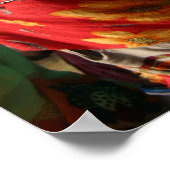 Seed Beads Jewellery from the Massai in Kenya Poster (Ecke)