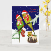 Seed Cake Weihnachtskarte BOYFRIEND Karte (Gelbe Blume)
