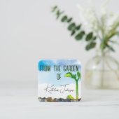Seed Gardener Business Card Quadratische Visitenkarte (Stehend Vorderseite)