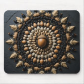 Seed Mandala Macro Mousepad (Vorne)