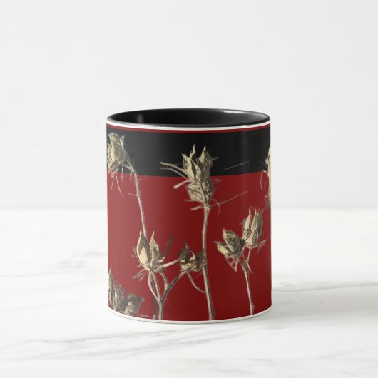 Seed Pods on a Combo Mug (11 oz) Tasse (Zentrum)