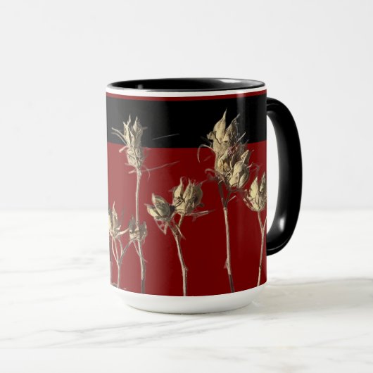 Seed Pods on a Combo Mug (15 oz) Tasse (VorderseiteRechts)