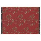 Seed Pods on a Tablecloth Tischdecke (Vorderseite (Horizontal))