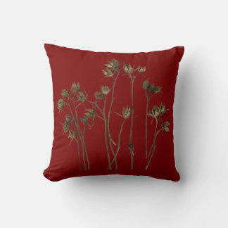 Seed Pods on a Throw Pillow Kissen