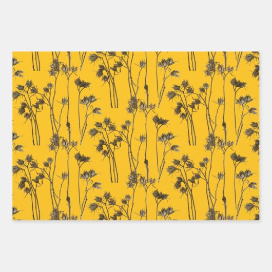 Seed Pods on a Wrapping Paper Set  Geschenkpapier Set (Vorderseite 2)