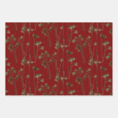 Seed Pods on a Wrapping Paper Set Geschenkpapier Set (Vorderseite)