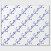 Seedas boots-Anker der Männer Geschenkpapier (Flach)