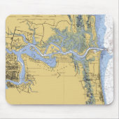 Seediagramm Jacksonvilles FL St Johns mousepad (Vorne)