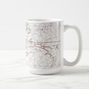 Seediagramm östlich von Indien   Indonesien Kaffeetasse