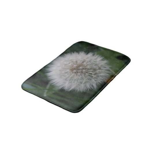 Seeding Dandelion Blume Bath Mat Badematte (Schrägansicht)