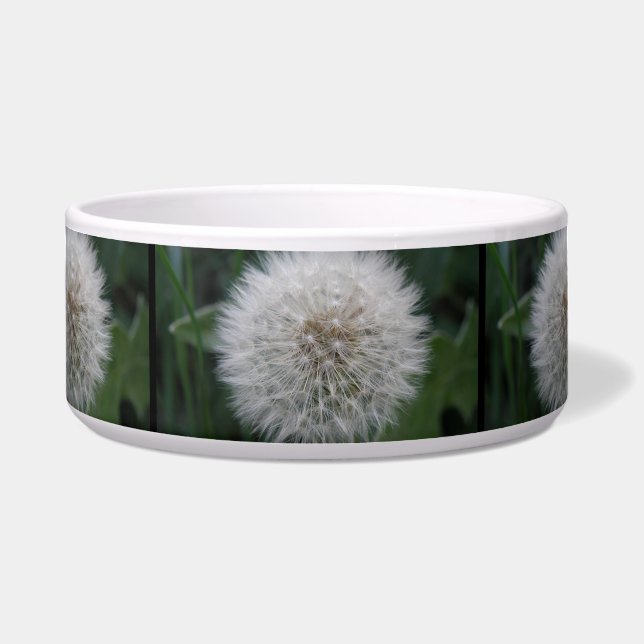 Seeding Dandelion Blume Dog Bowl Napf (Vorderseite)