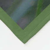 Seeding Dandelion Blume Fleece Blanket (Ecke)