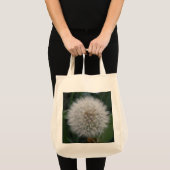 Seeding Dandelion Blume Lebensmittelgeschäft Tote Tragetasche (Vorderseite (Produkt))
