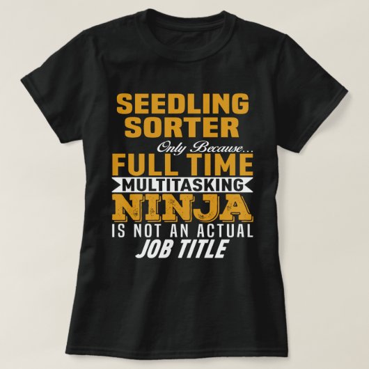 Seedling Sorter T-Shirt (Design vorne)