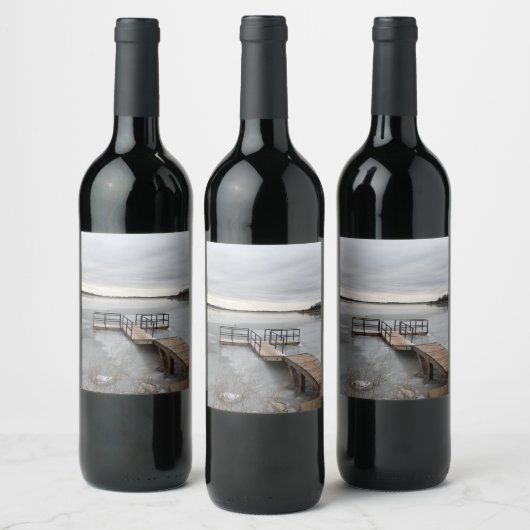 Seedock gefroren weinetikett (Flaschen)