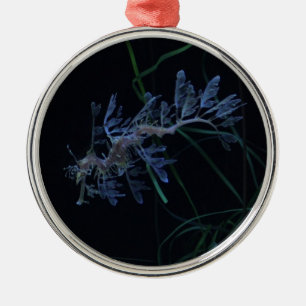 Seedrache Silbernes Ornament