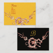 SEEDRAGON 2 MONOGRAM, rot und weiß Visitenkarte (Vorne/Hinten)