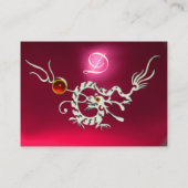 SEEDRAGON 2 RUBY MONOGRAM Blau Rosa Visitenkarte (Rückseite)