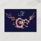 SEEDRAGON 2 RUBY MONOGRAM, blau Visitenkarte (Rückseite)