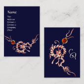 SEEDRAGON 2 RUBY MONOGRAM, blau Visitenkarte (Vorne/Hinten)